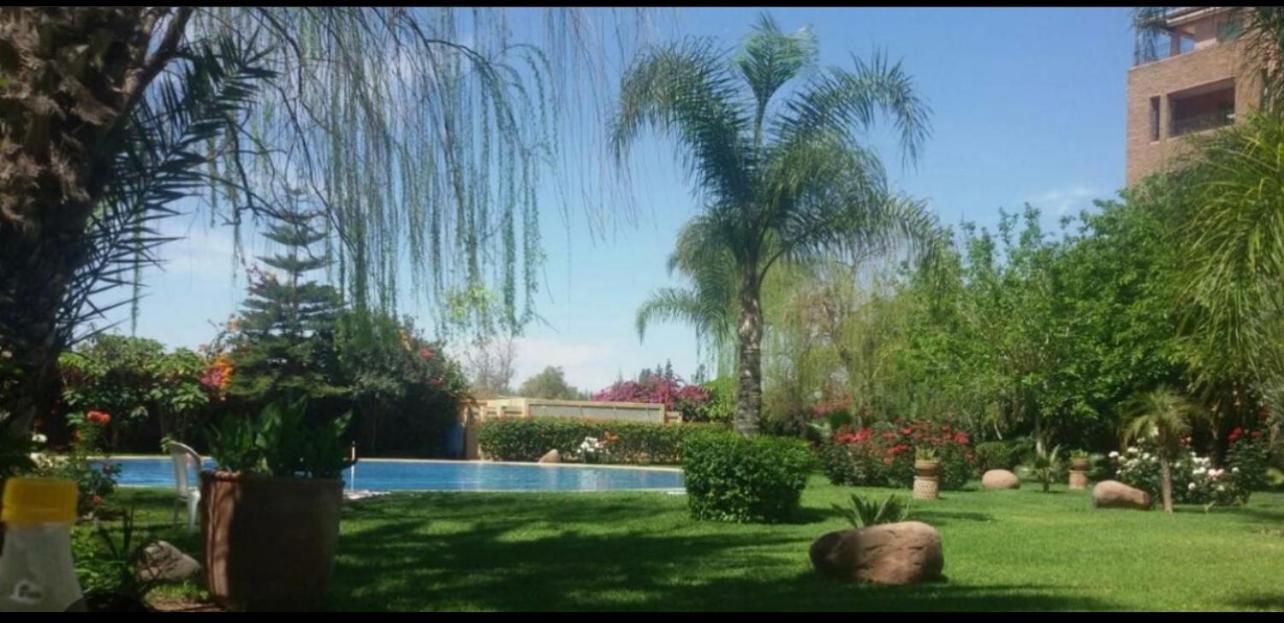 Logement De Luxe Avec Piscine, Hivernage Marrakesch Exterior foto